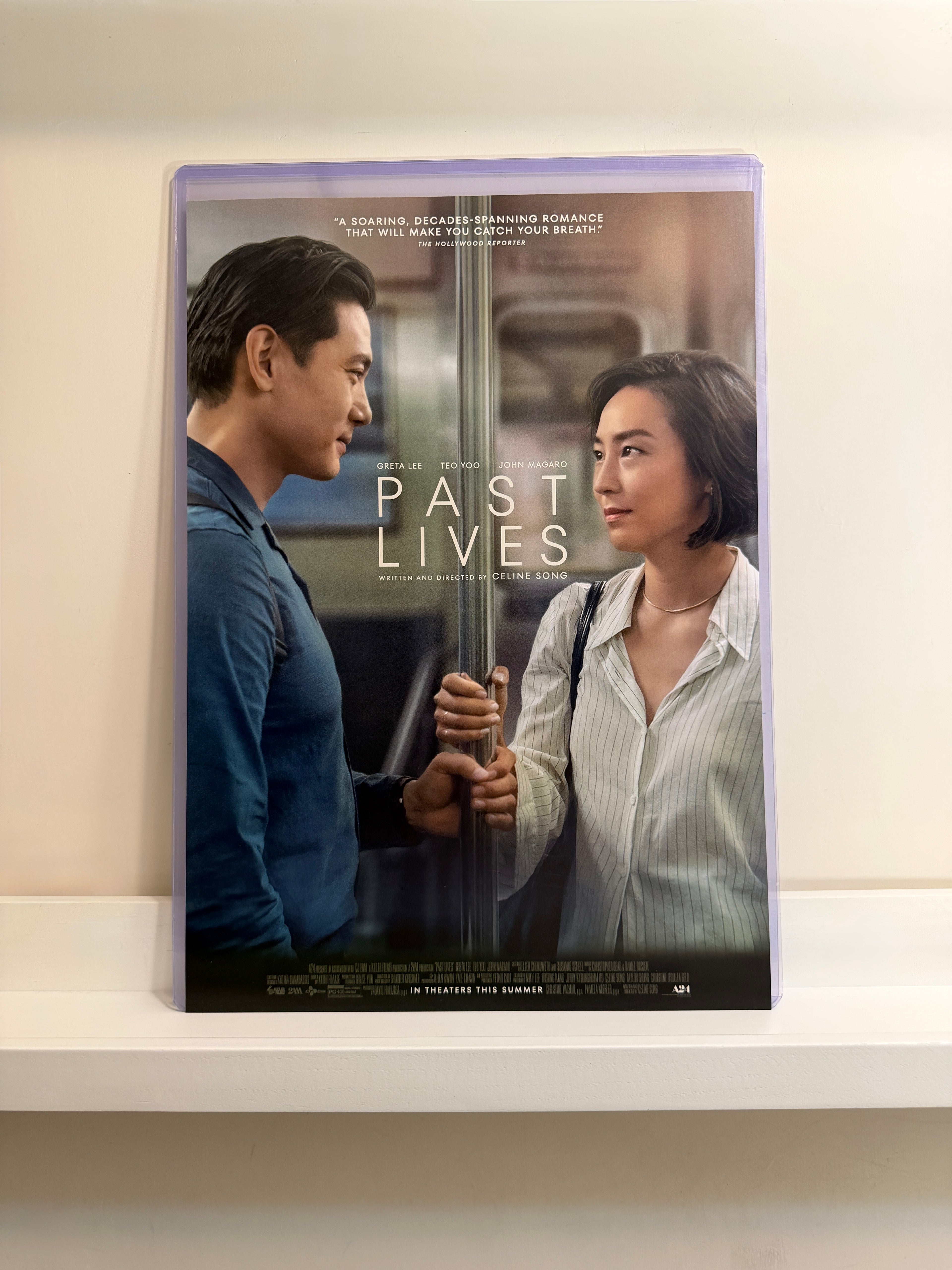 《從前的我們》Past Lives (2023) 香港 HK A3電影海報 Movie Poster - 導演 Celine Song 主演 Greta Lee, Teo Yoo, John Magaro