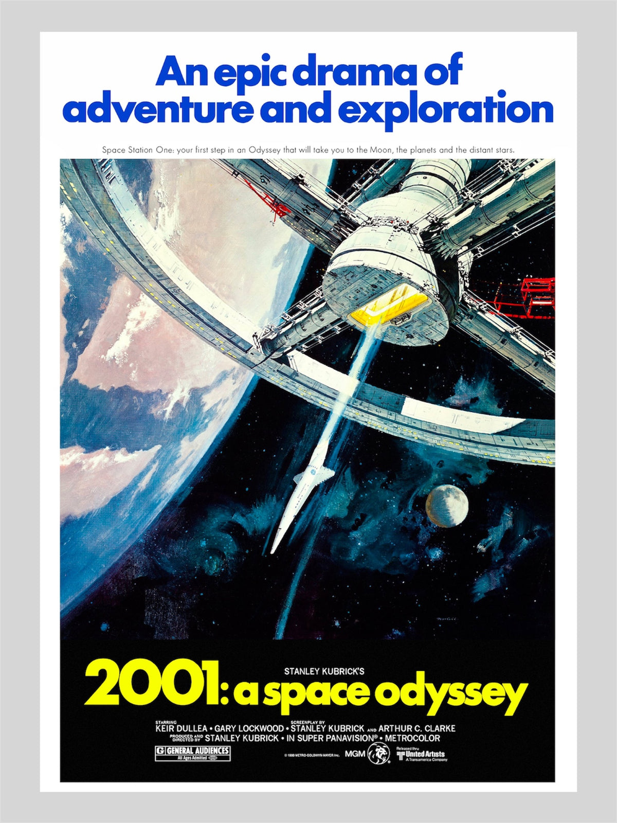 [B] 2001: A Space Odyssey《2001太空漫遊》A3 電影海報
