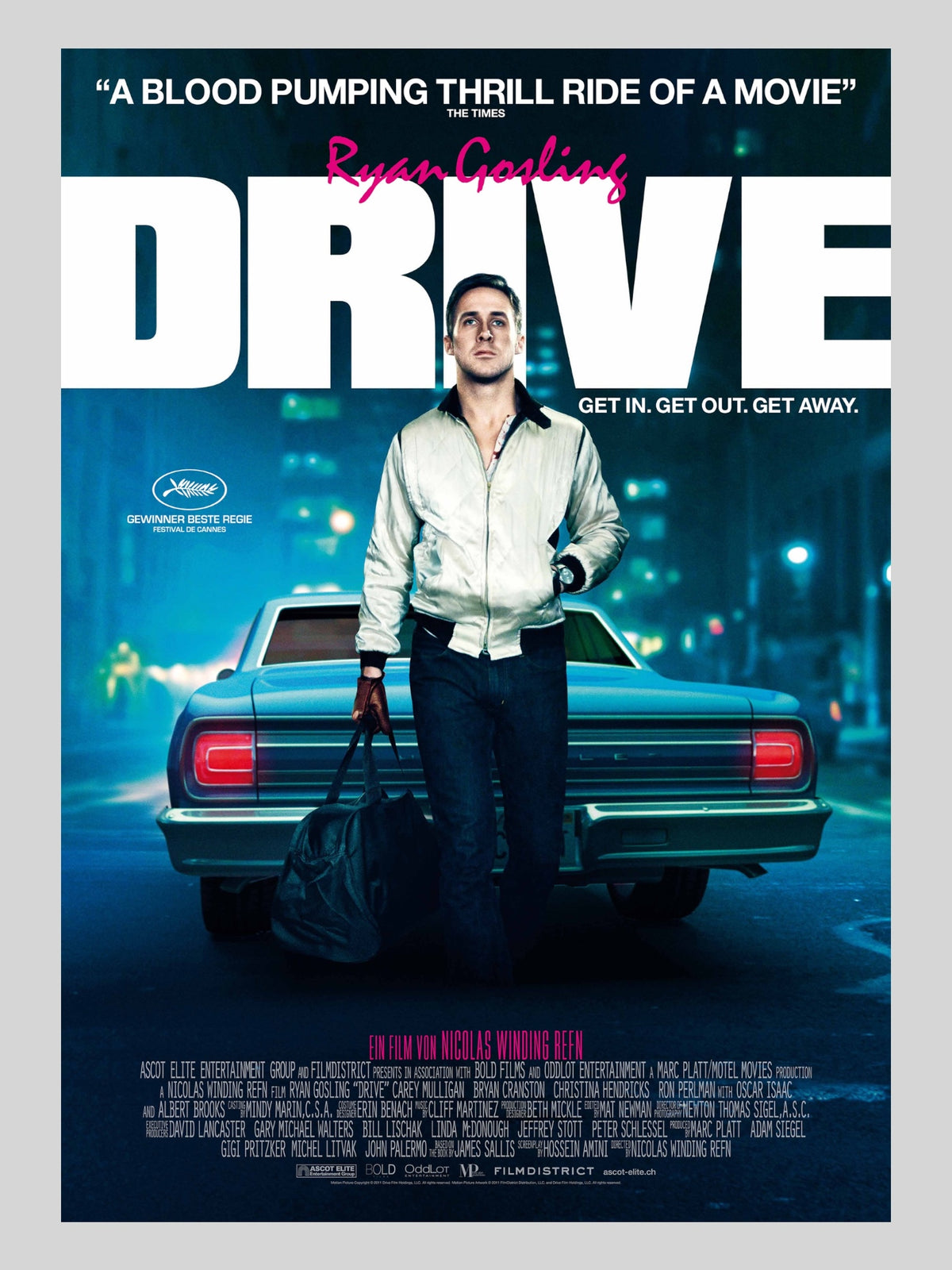 [B] Drive《極速罪駕》A3 電影海報 Movie Poster