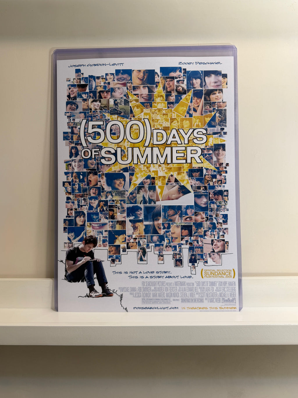 《心跳500天》500 Days of Summer (2009) 香港 HK A3電影海報 Movie Poster - 導演 Marc Webb 主演 Joseph Gordon-Levitt, Zooey Deschanel