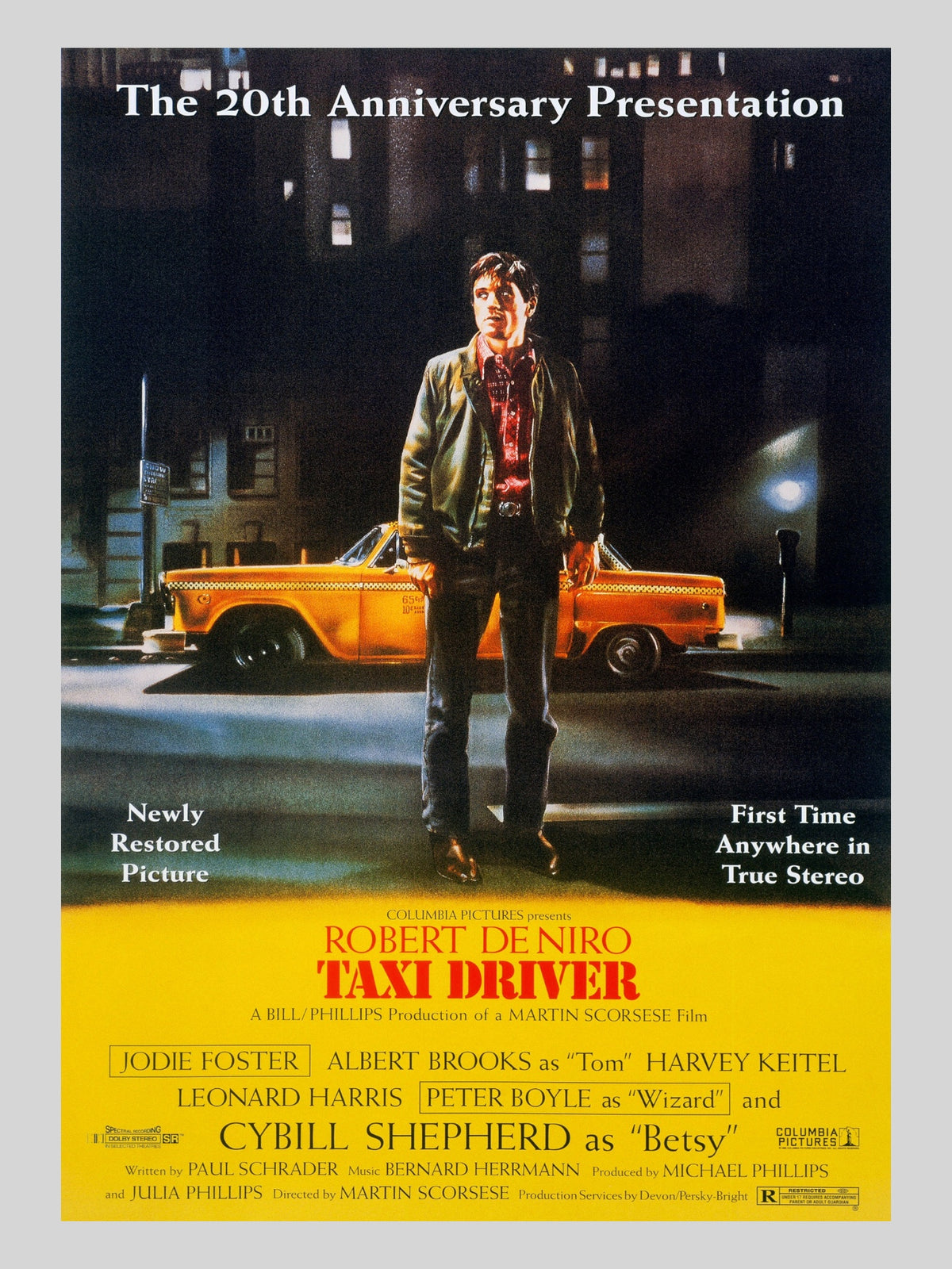 [B] Taxi Driver《的士司機》A3 電影海報 Movie Poster