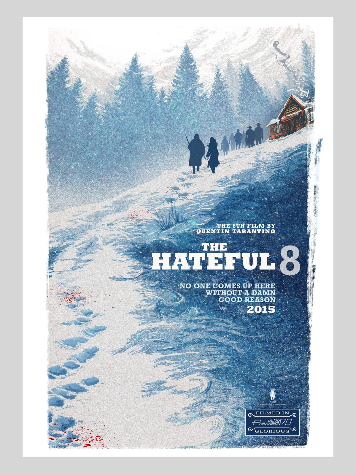[B] The Hateful Eight《冰天血地8惡人》A3 電影海報 Movie Poster
