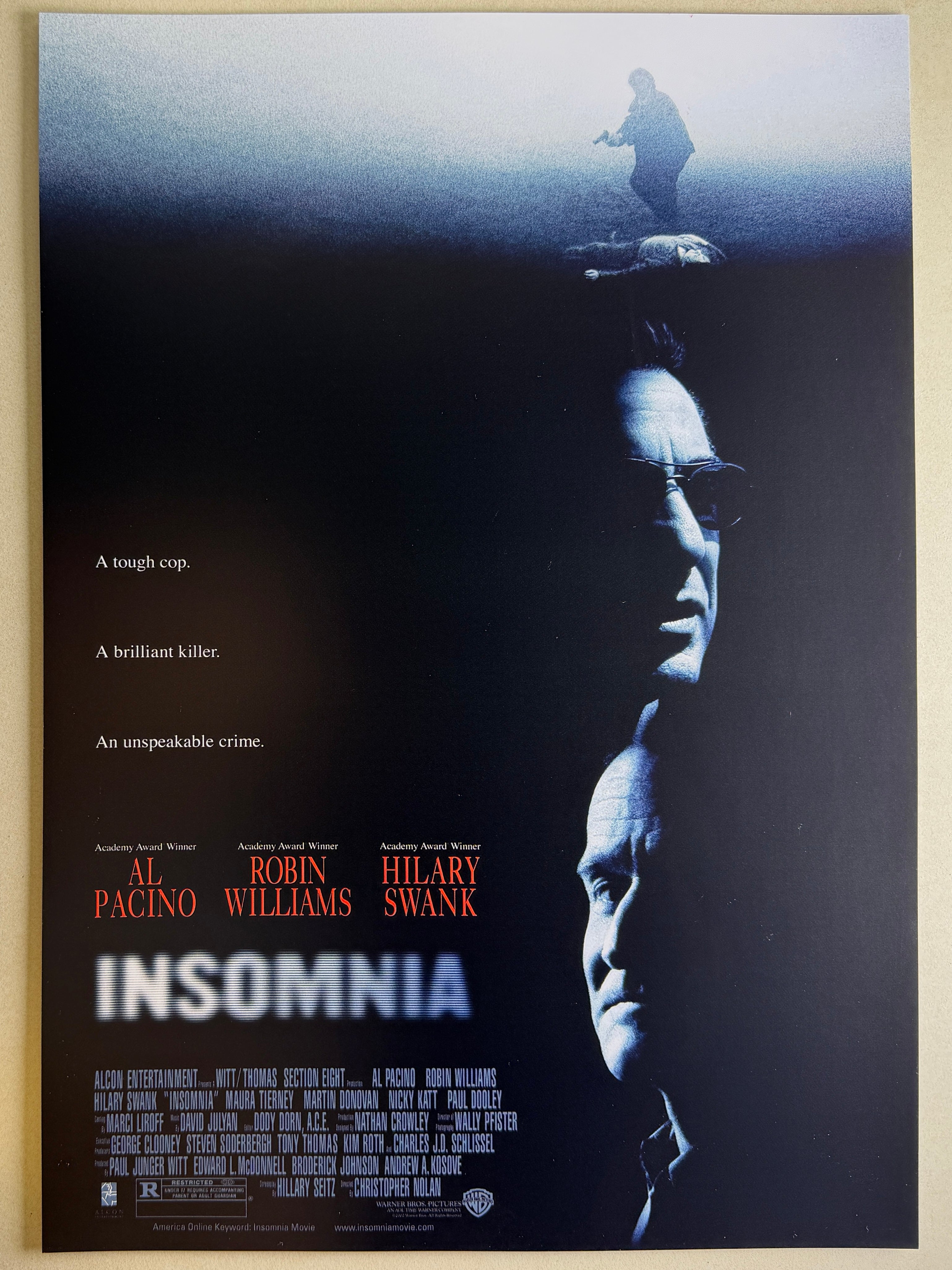 [B] Insomnia《白夜追兇》A3 電影海報 香港 Movie Poster HK