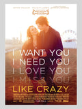 Like Crazy《愛瘋了》A3 電影海報 Movie Poster