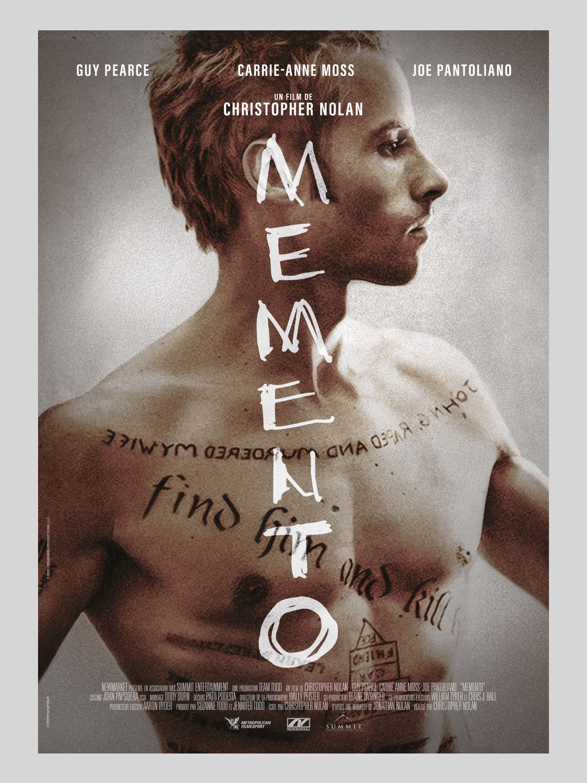 [B] Memento《凶心人》A3 電影海報 Movie Poster