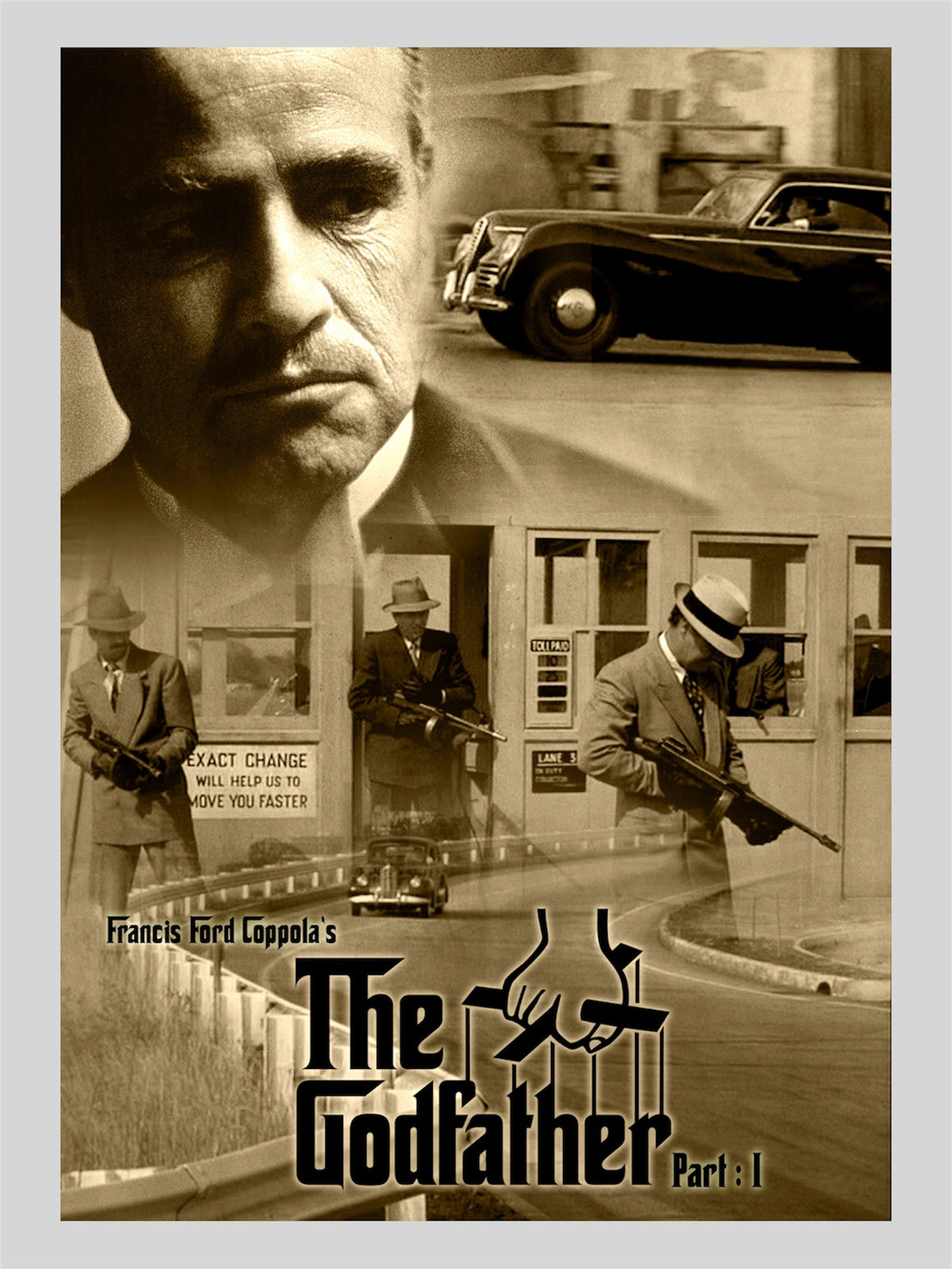 [B] The Godfather《教父》A3 電影海報 Movie Poster