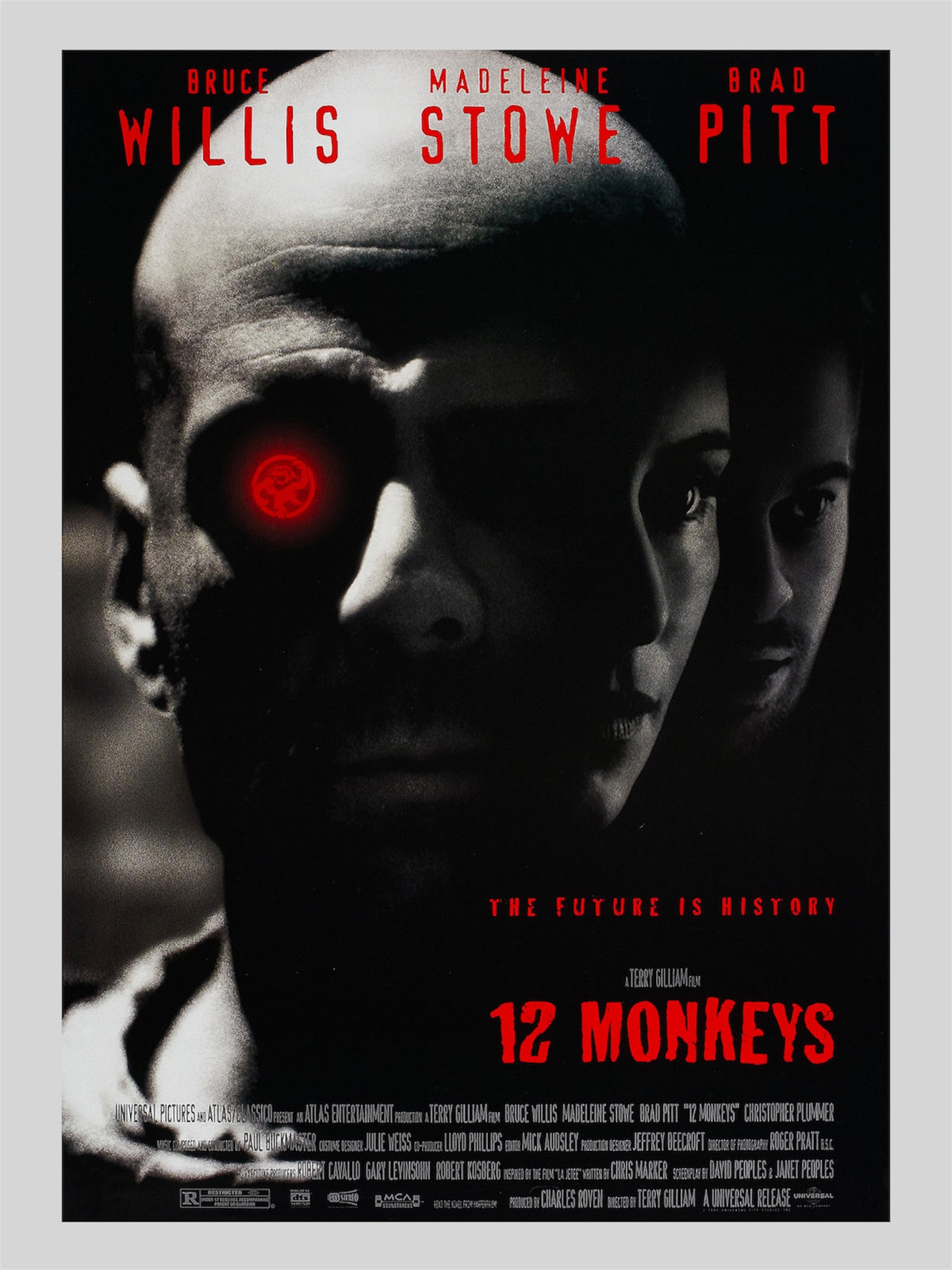 12 Monkeys《12猴子》A3 電影海報 Movie Poster