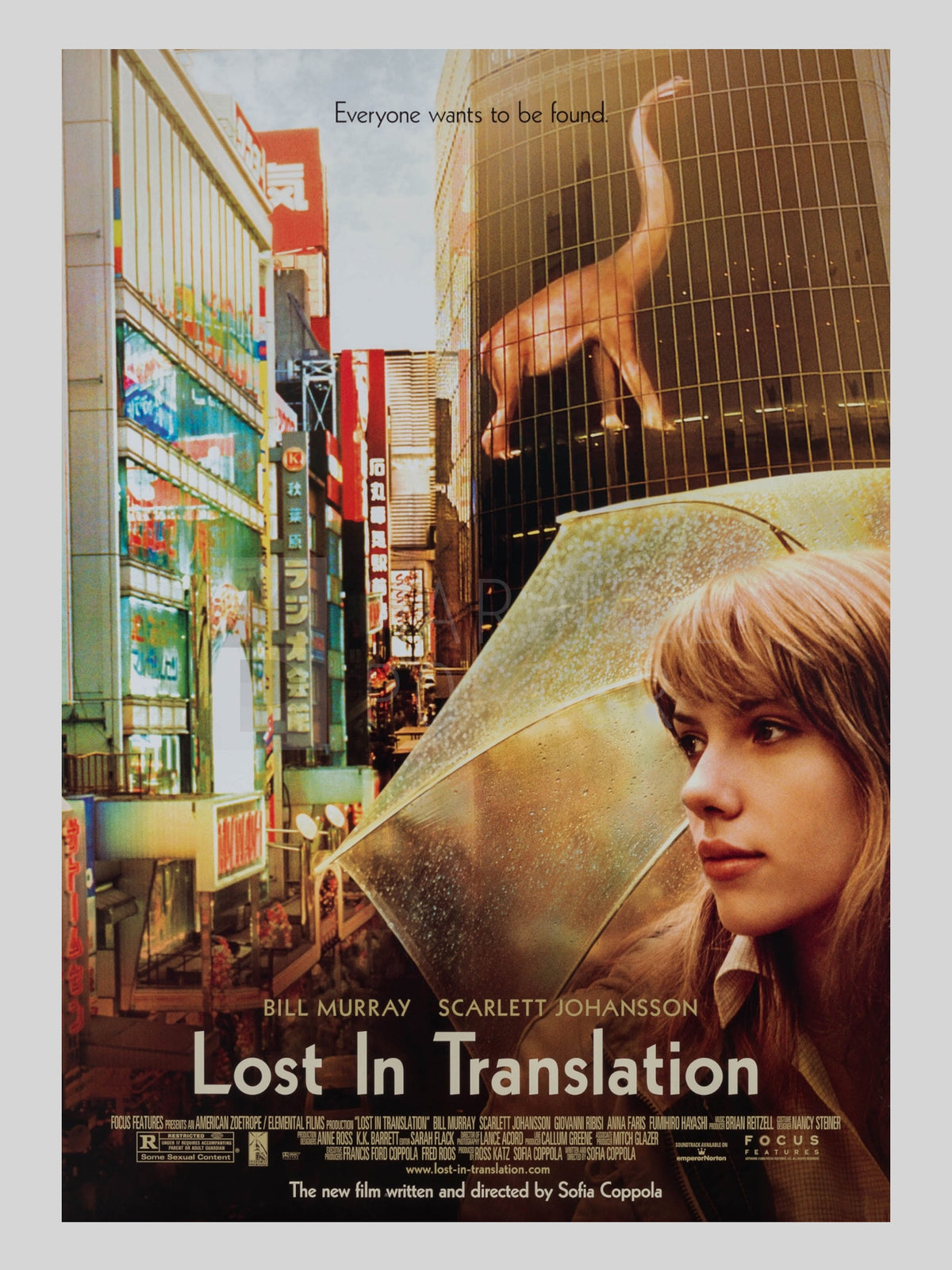 [B] Lost in Translation《迷失東京》A3 電影海報 Movie Poster