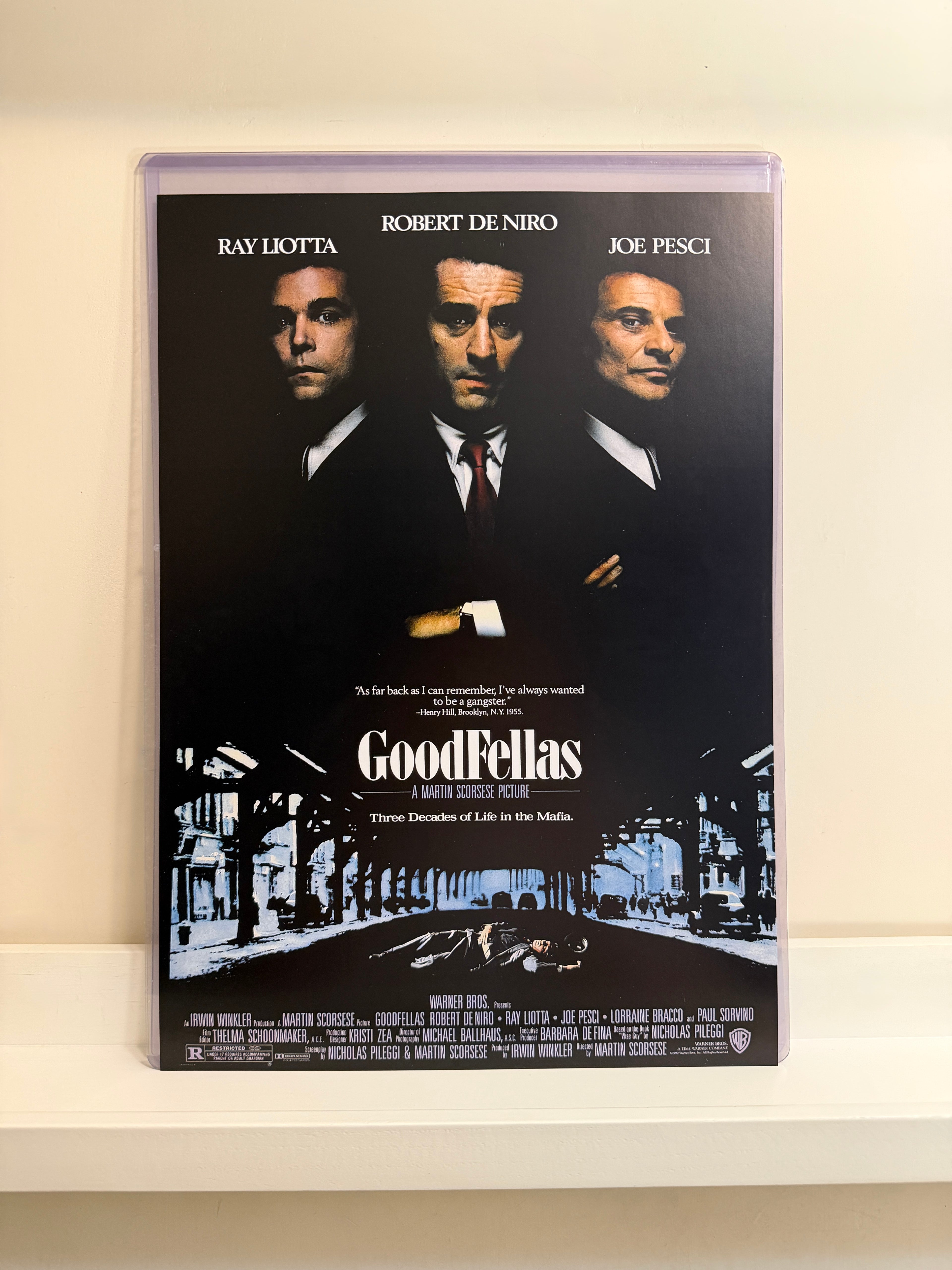 《盜亦有道》Goodfellas (1990) 香港 HK A3電影海報 Movie Poster - 導演 Martin Scorsese 主演 Robert De Niro, Ray Liotta, Joe Pesci