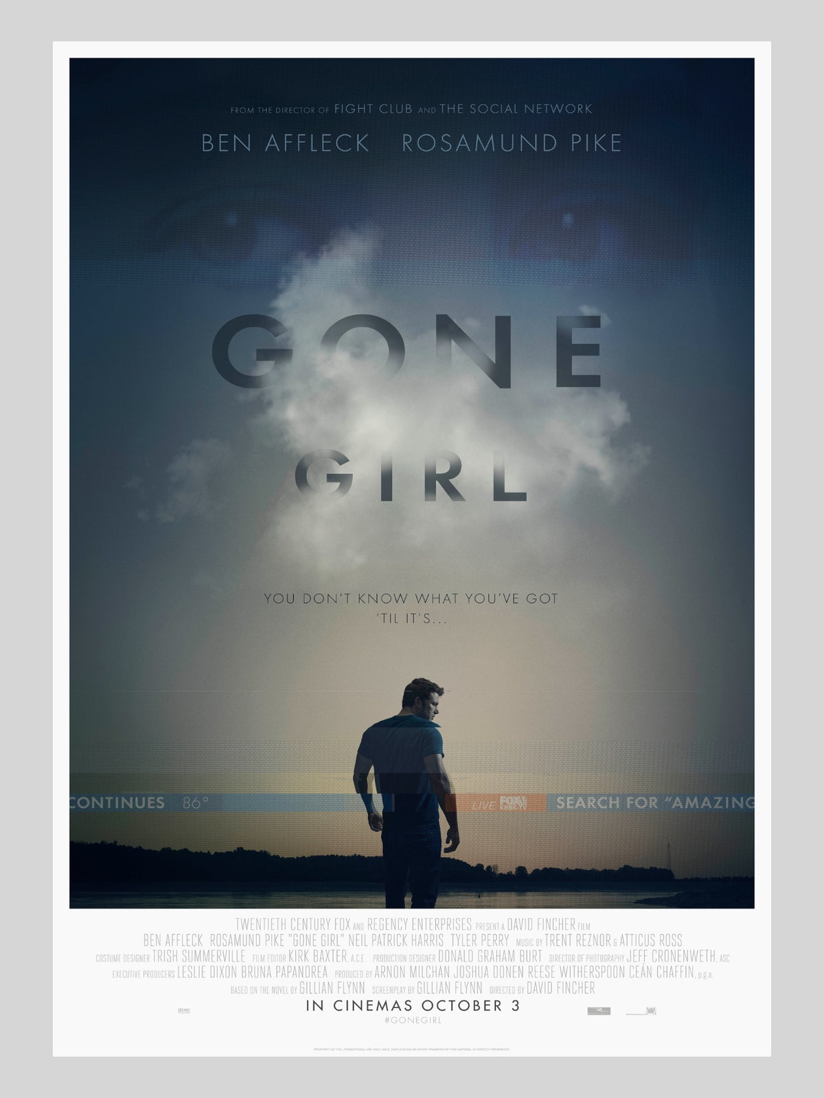 [A] Gone Girl《失蹤罪》A3 電影海報 Movie Poster
