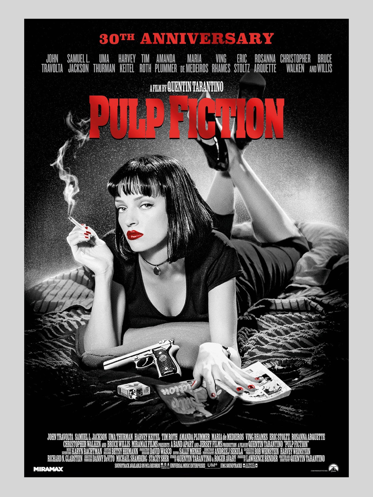 [B] Pulp Fiction《危險人物》A3 電影海報 Movie Poster