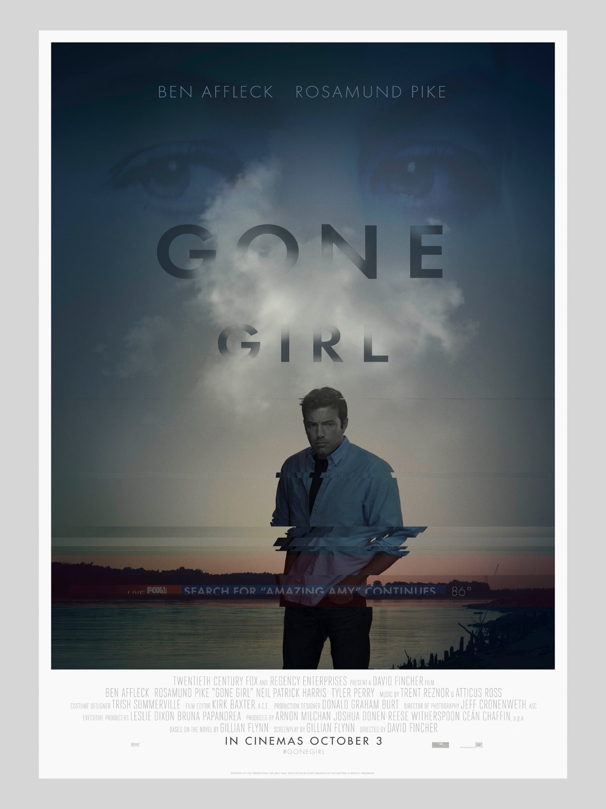 [B] Gone Girl《失蹤罪》A3 電影海報 Movie Poster
