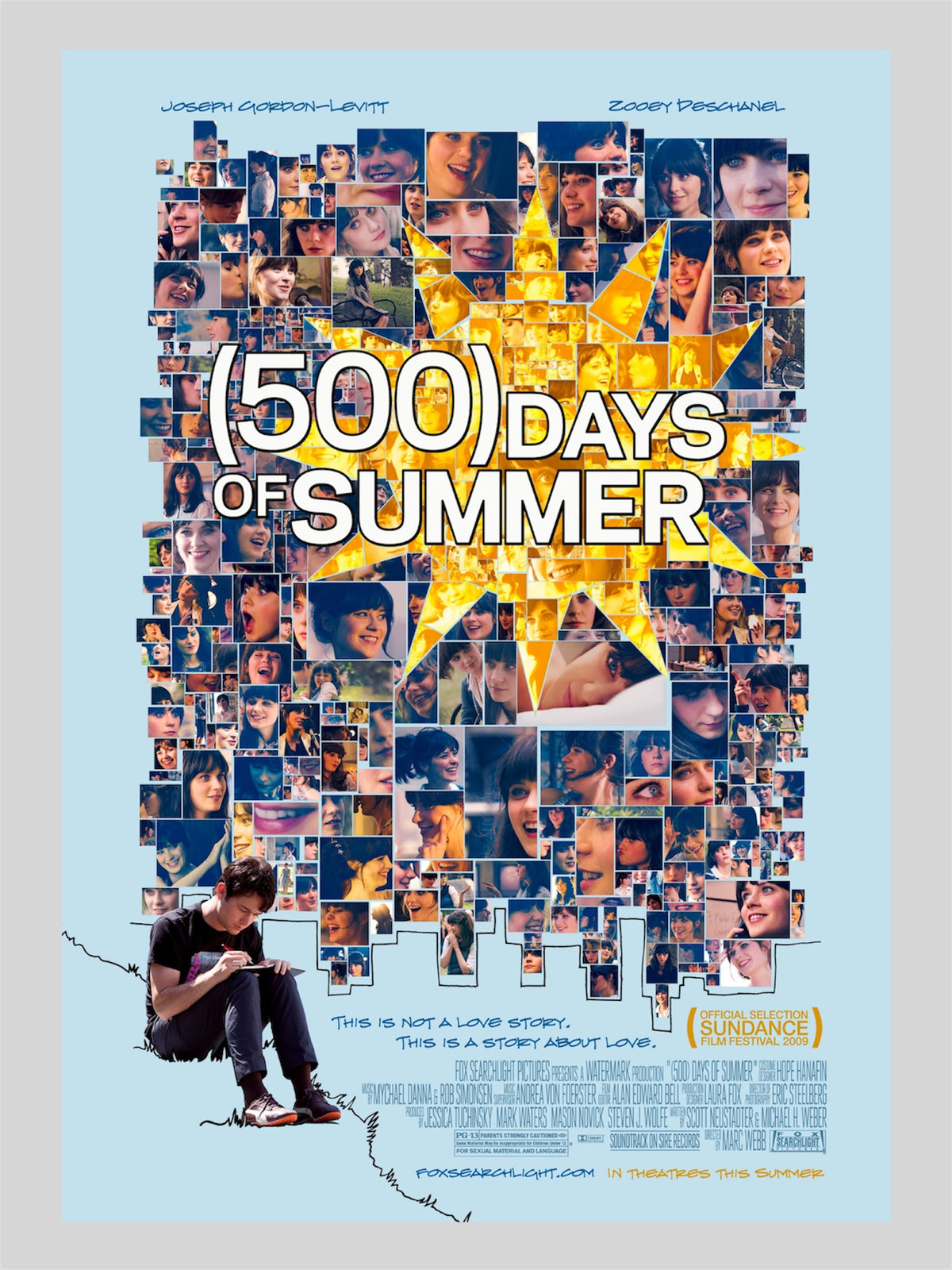 [B] 500 Days of Summer《心跳500天》A3 電影海報 Movie Poster