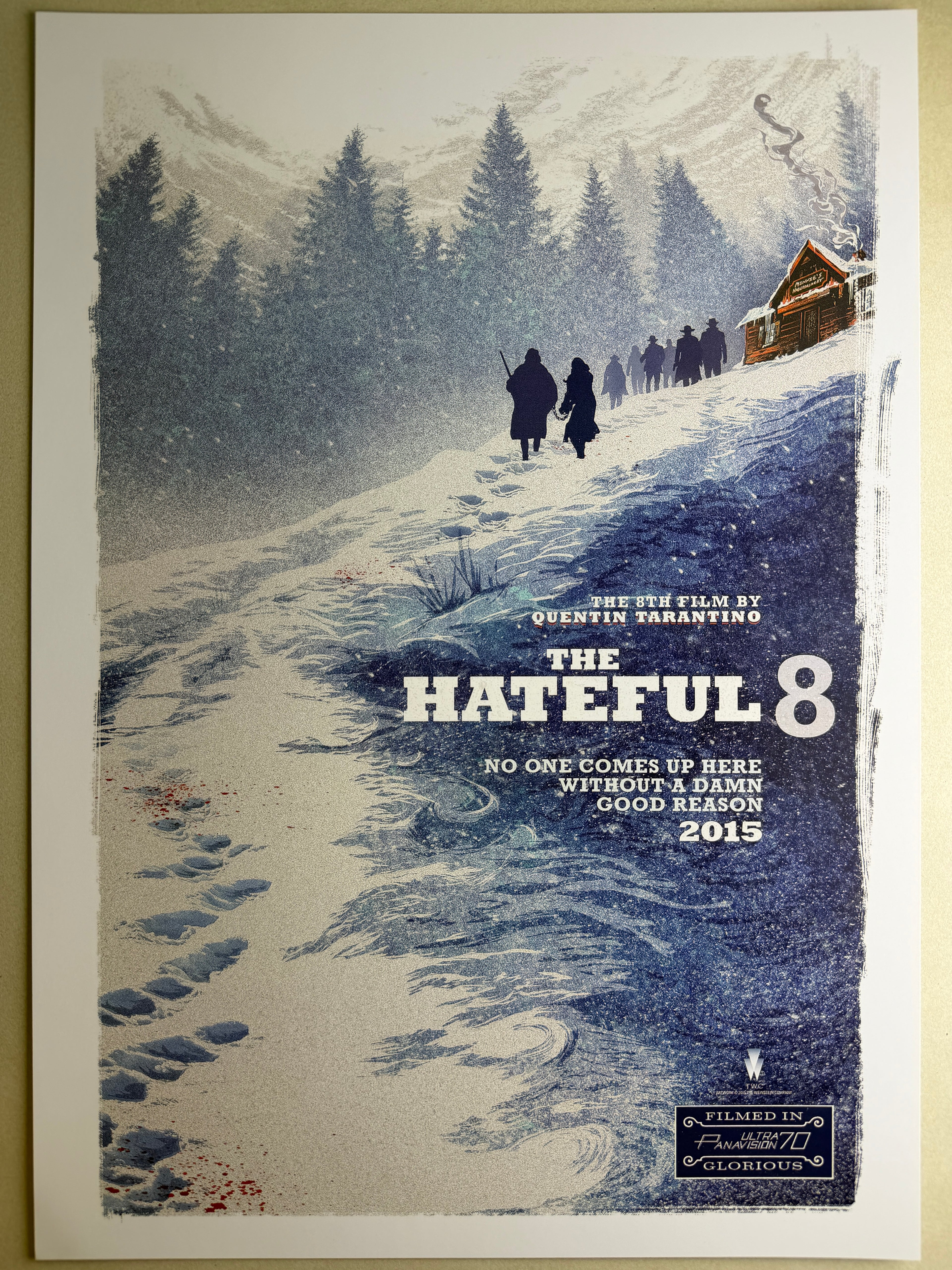 [B] The Hateful Eight《冰天血地8惡人》A3 電影海報