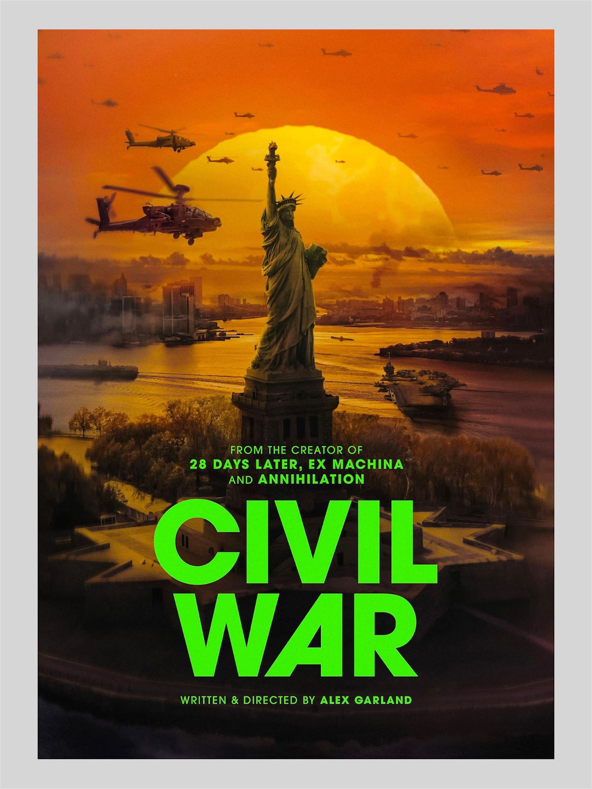 [B] Civil War《美帝崩裂》A3 電影海報 Movie Poster