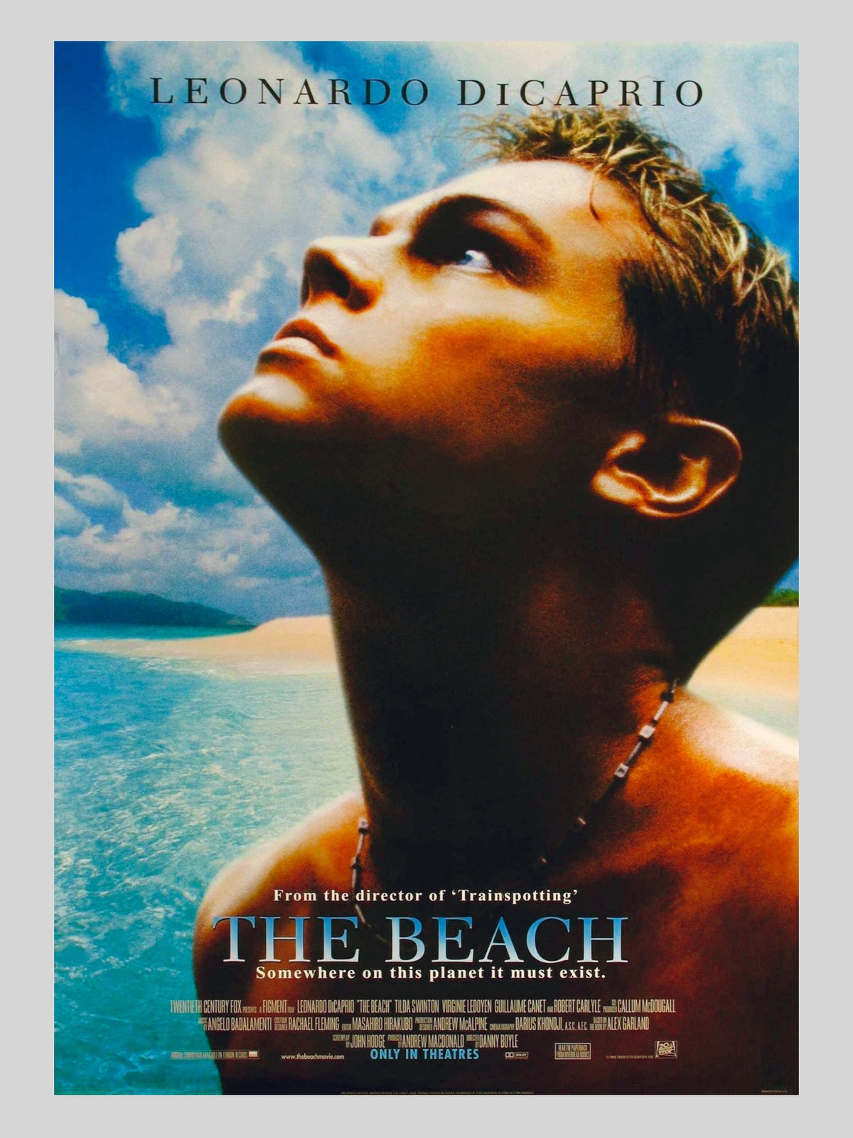 [A] The Beach《迷幻沙灘》A3 電影海報 Movie Poster