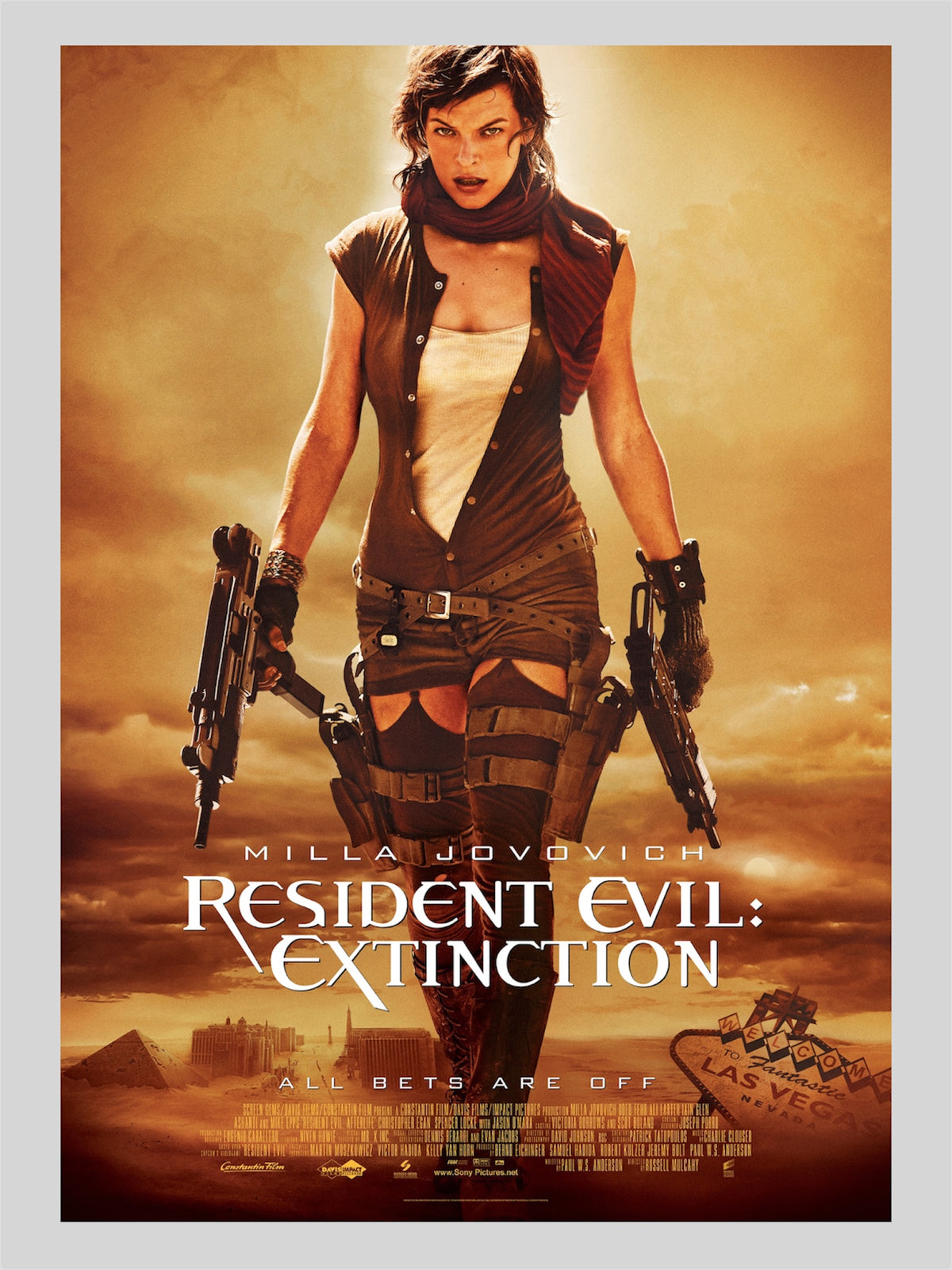Resident Evil: Extinction《生化危機3：絕種生還者》A3 電影海報 Movie Poster