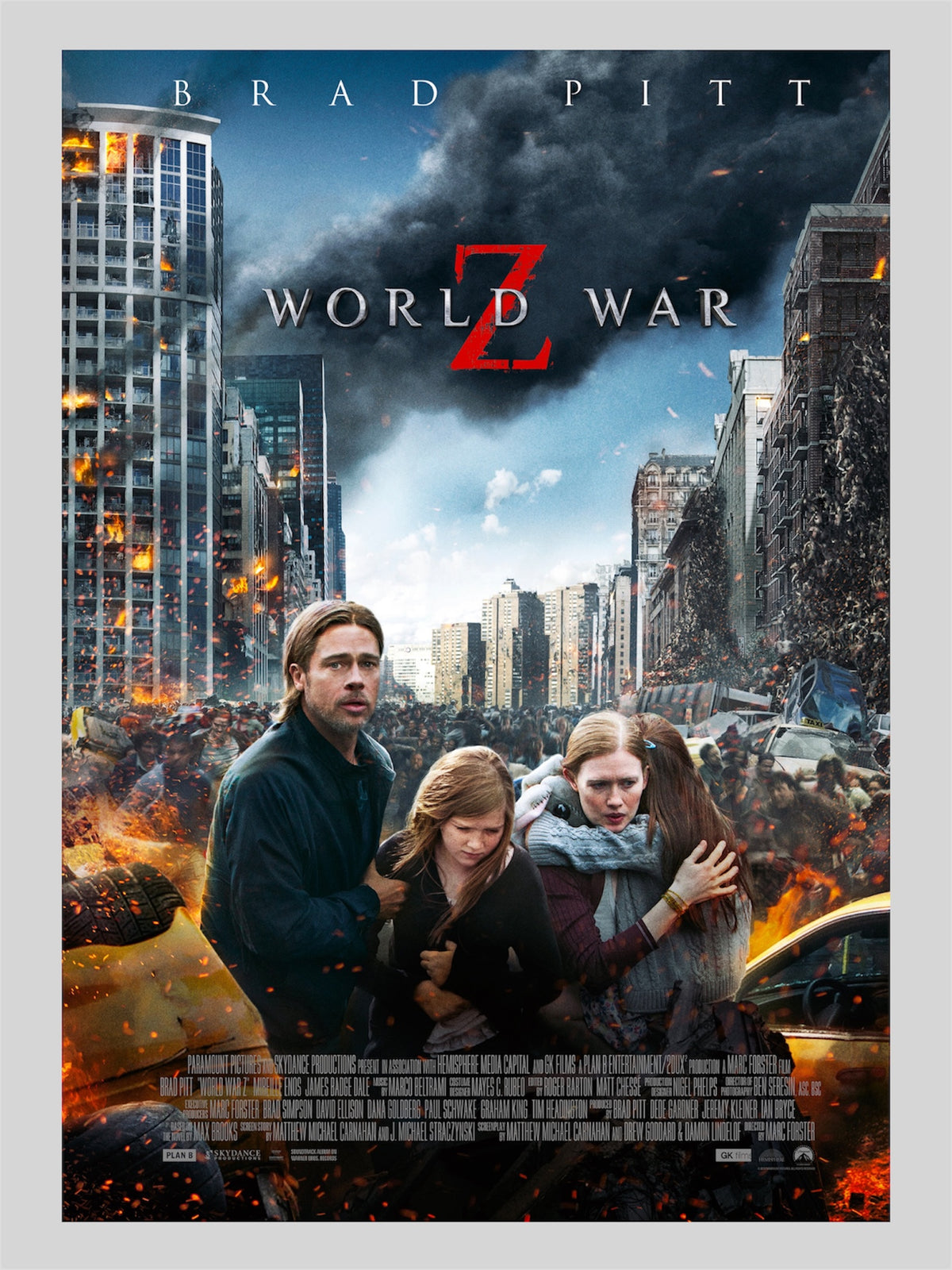 [A] World War Z《地球末日戰》A3 電影海報 Movie Poster