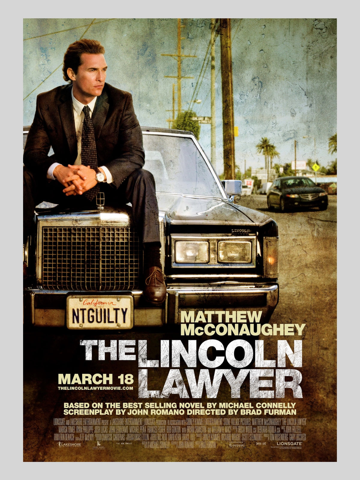 [A] The Lincoln Lawyer《依法犯法》A3 電影海報 Movie Poster