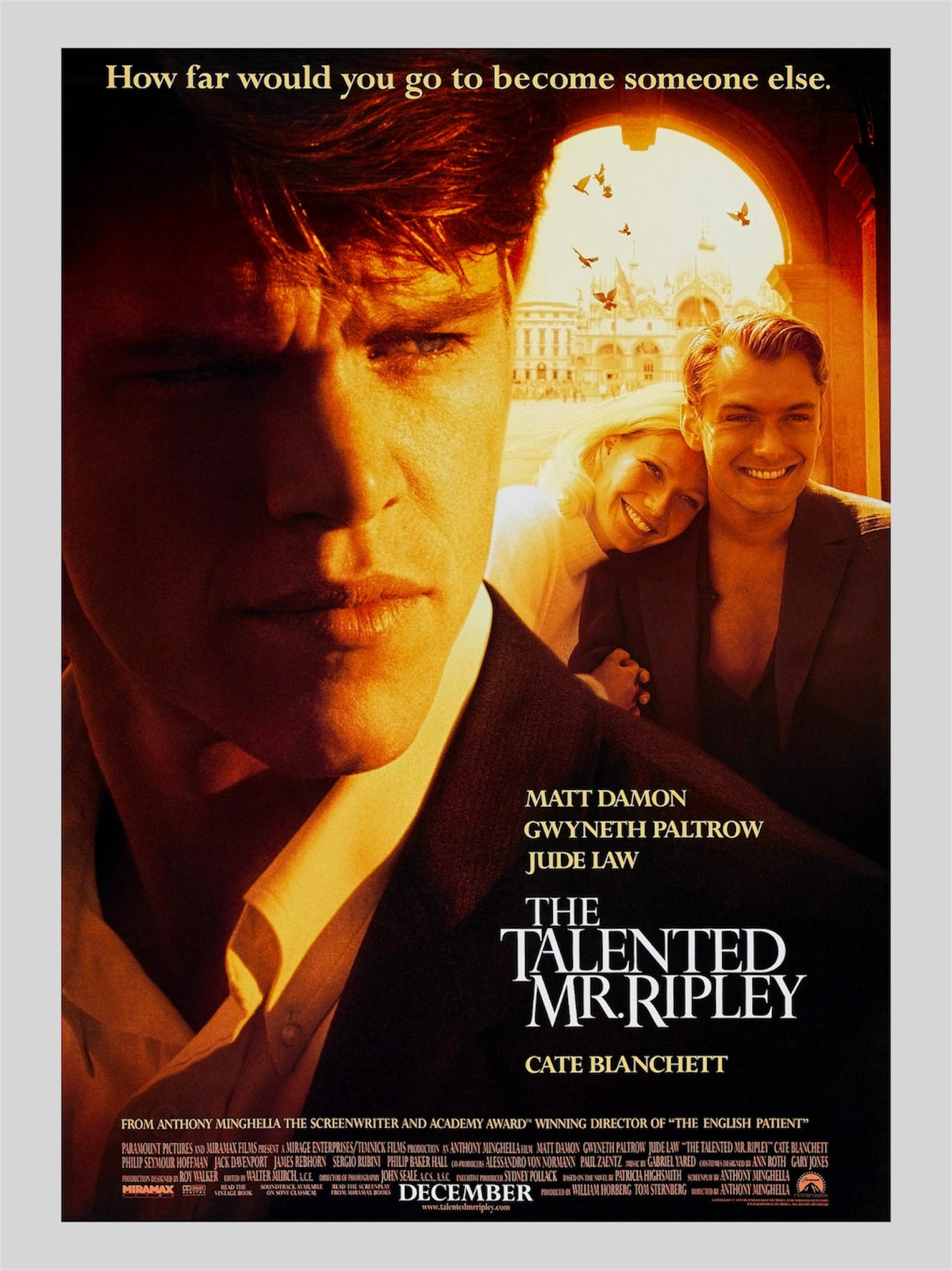 [A] The Talented Mr. Ripley《天才雷普利》A3 電影海報 Movie Poster