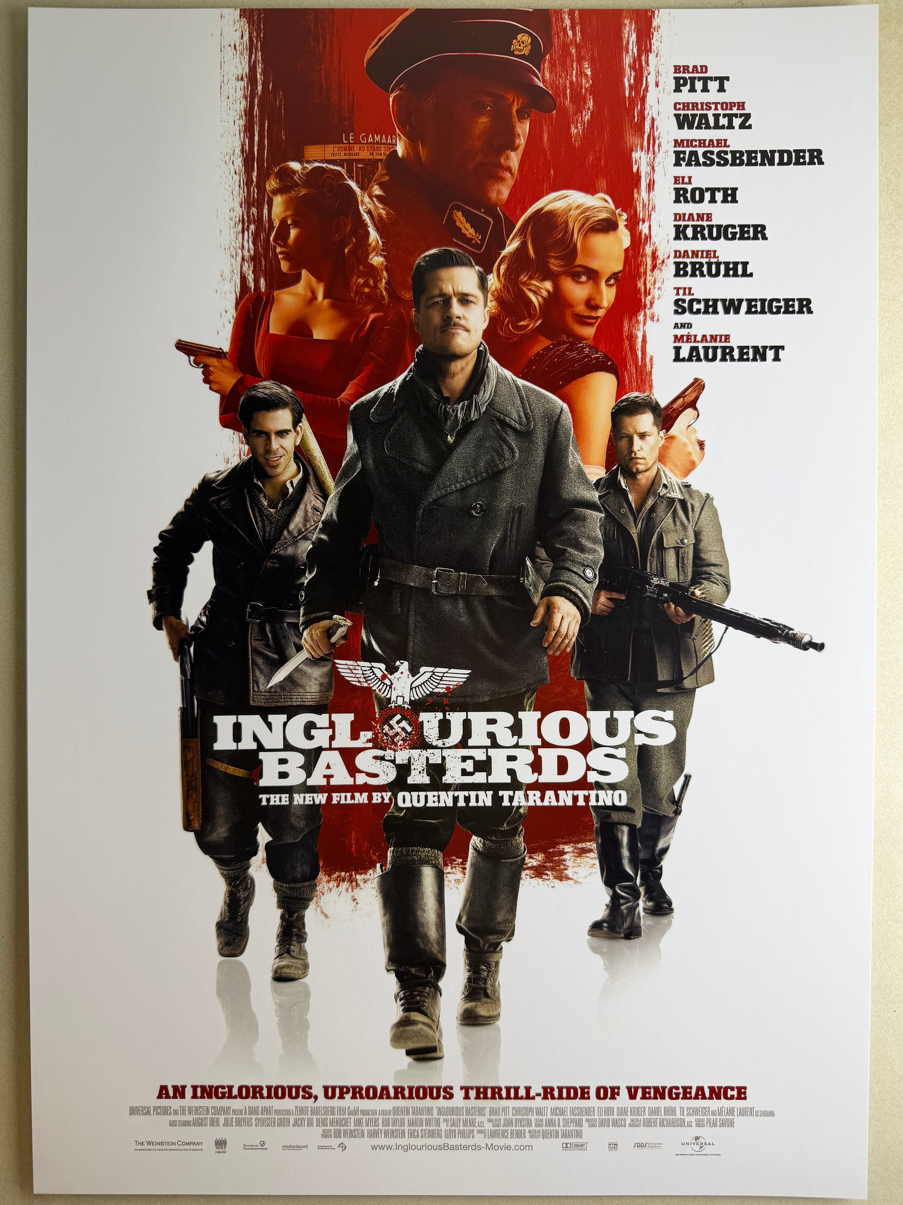Inglourious Basterds (2009) A3 電影海報