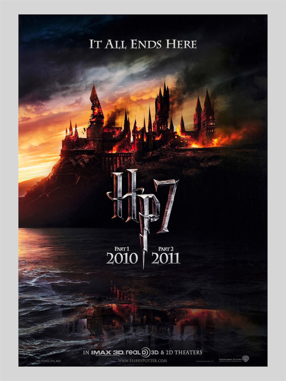 [B] Harry Potter and the Deathly Hallows – Part 1《哈利波特:死神的聖物I》A3 電影海報 Movie Poster