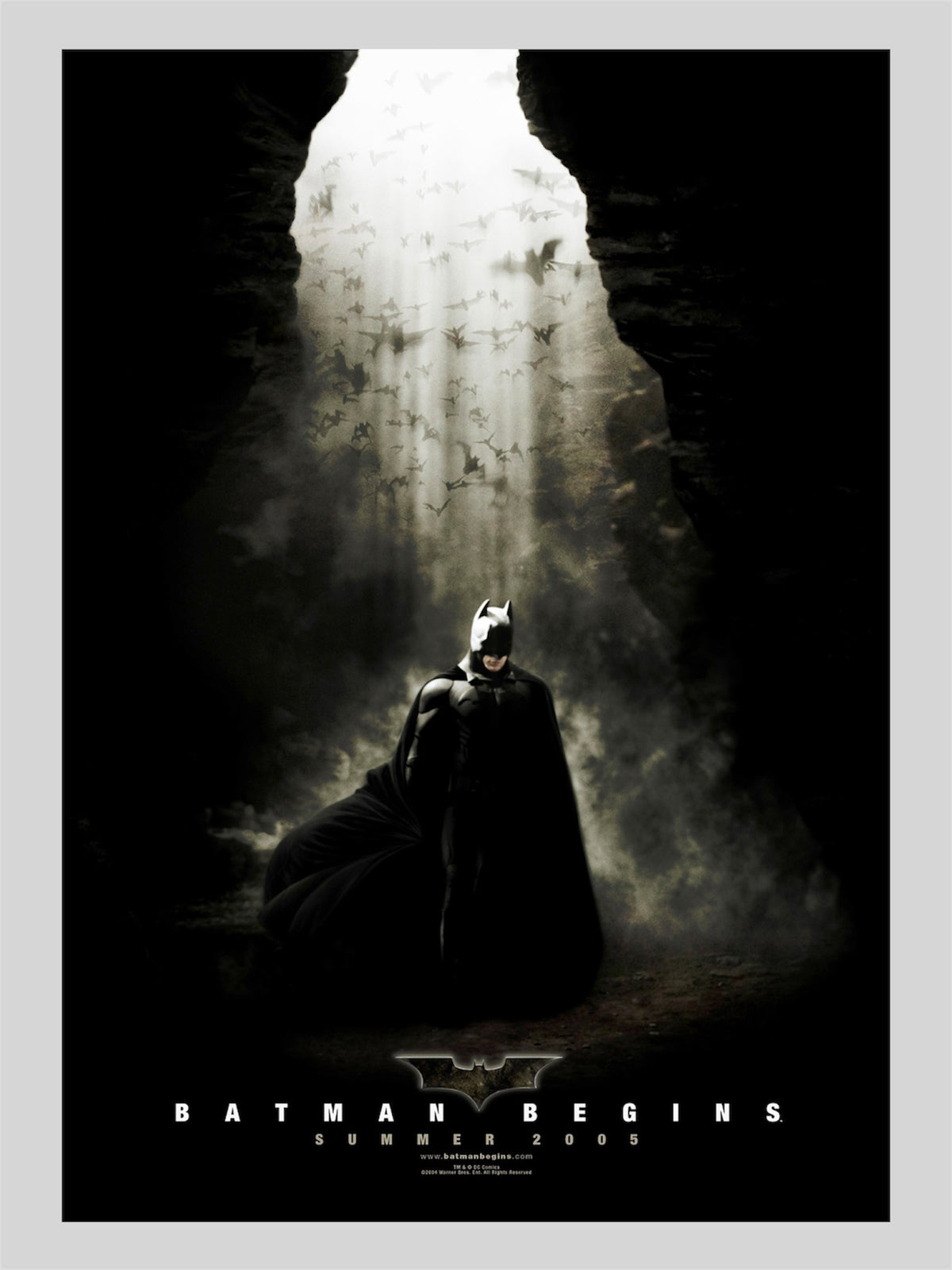 [B] Batman Begins《蝙蝠俠—俠影之謎》A3 電影海報 Movie Poster
