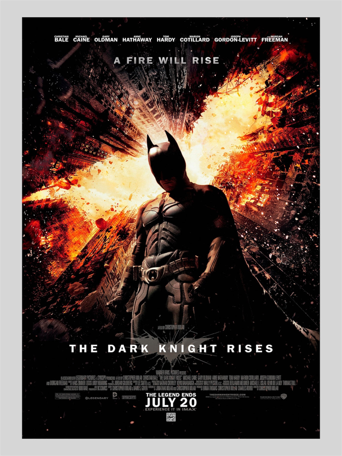 [A] The Dark Knight Rises《蝙蝠俠- 夜神起義》A3 電影海報 Movie Poster