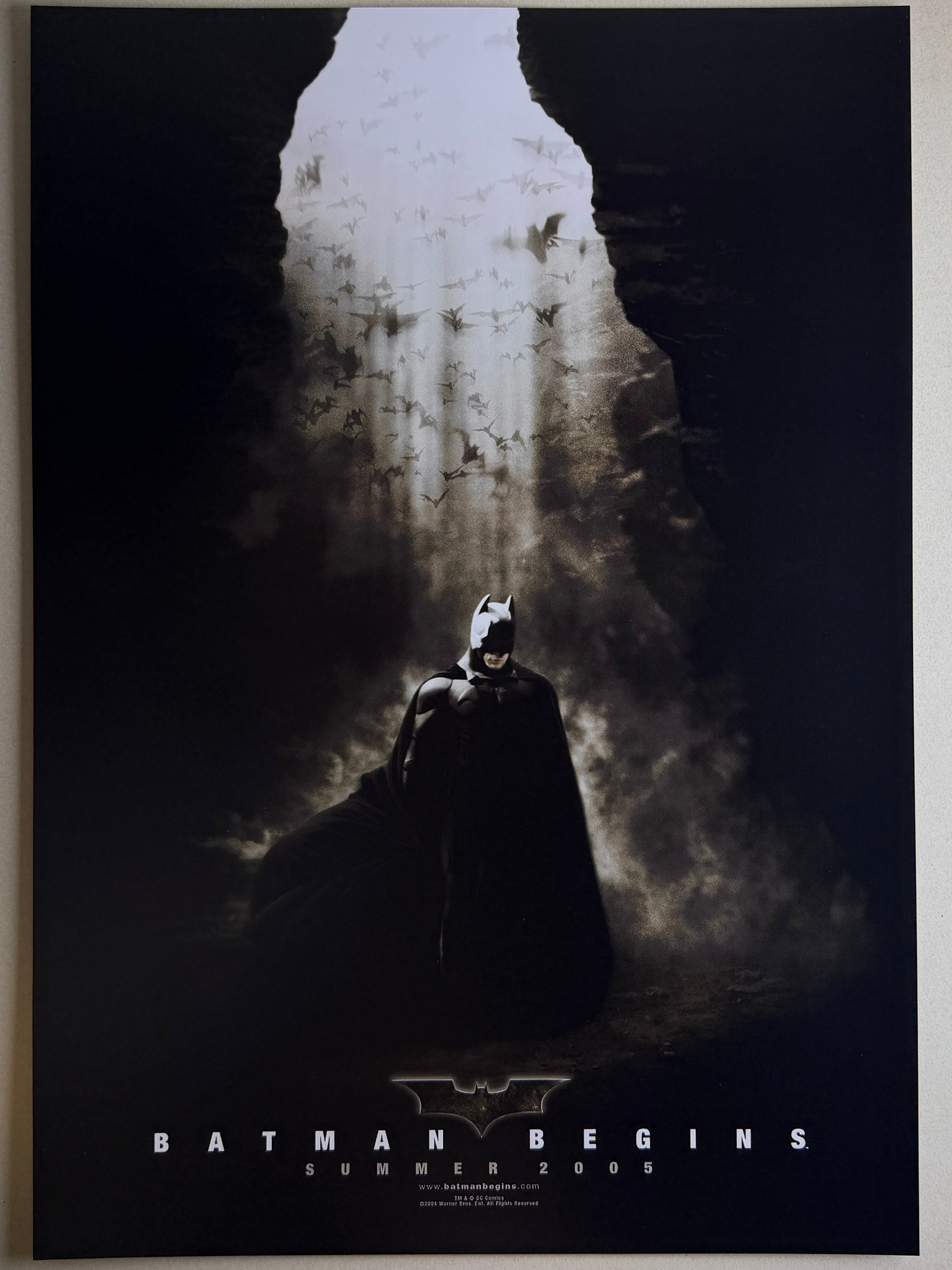 [B] Batman Begins《蝙蝠俠—俠影之謎》A3 電影海報