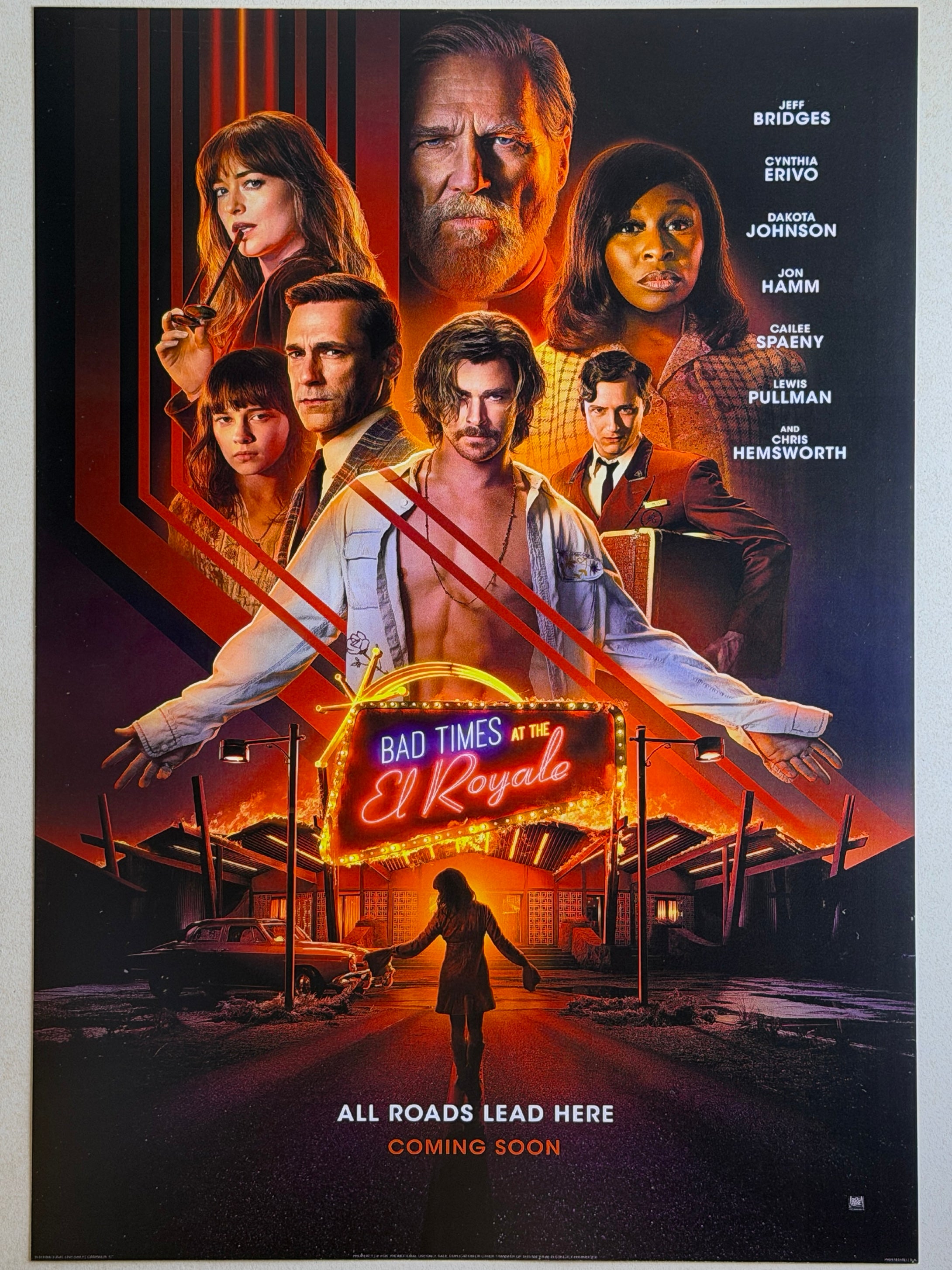 [A] Bad Times at the El Royale《賊眉賊眼大酒店》A3 電影海報