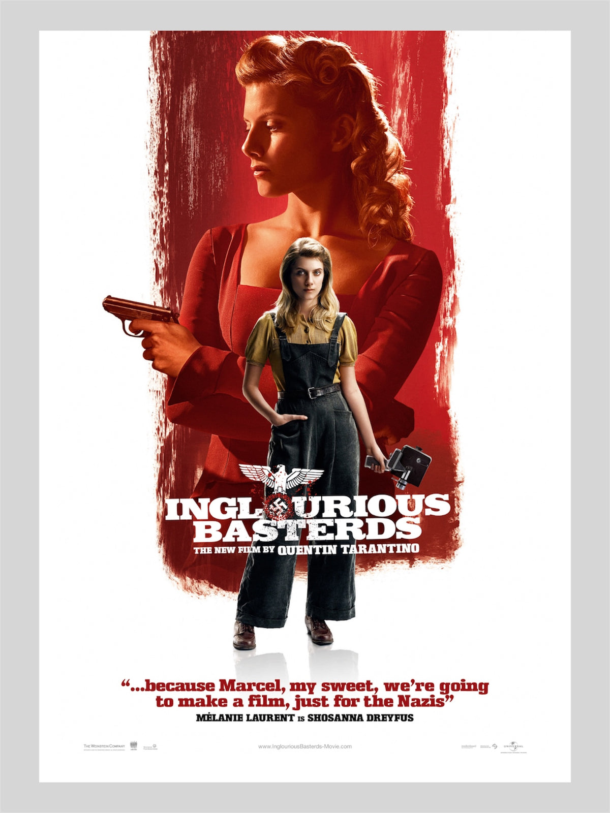 [B] Inglourious Basterds (2009) A3 電影海報 Movie Poster
