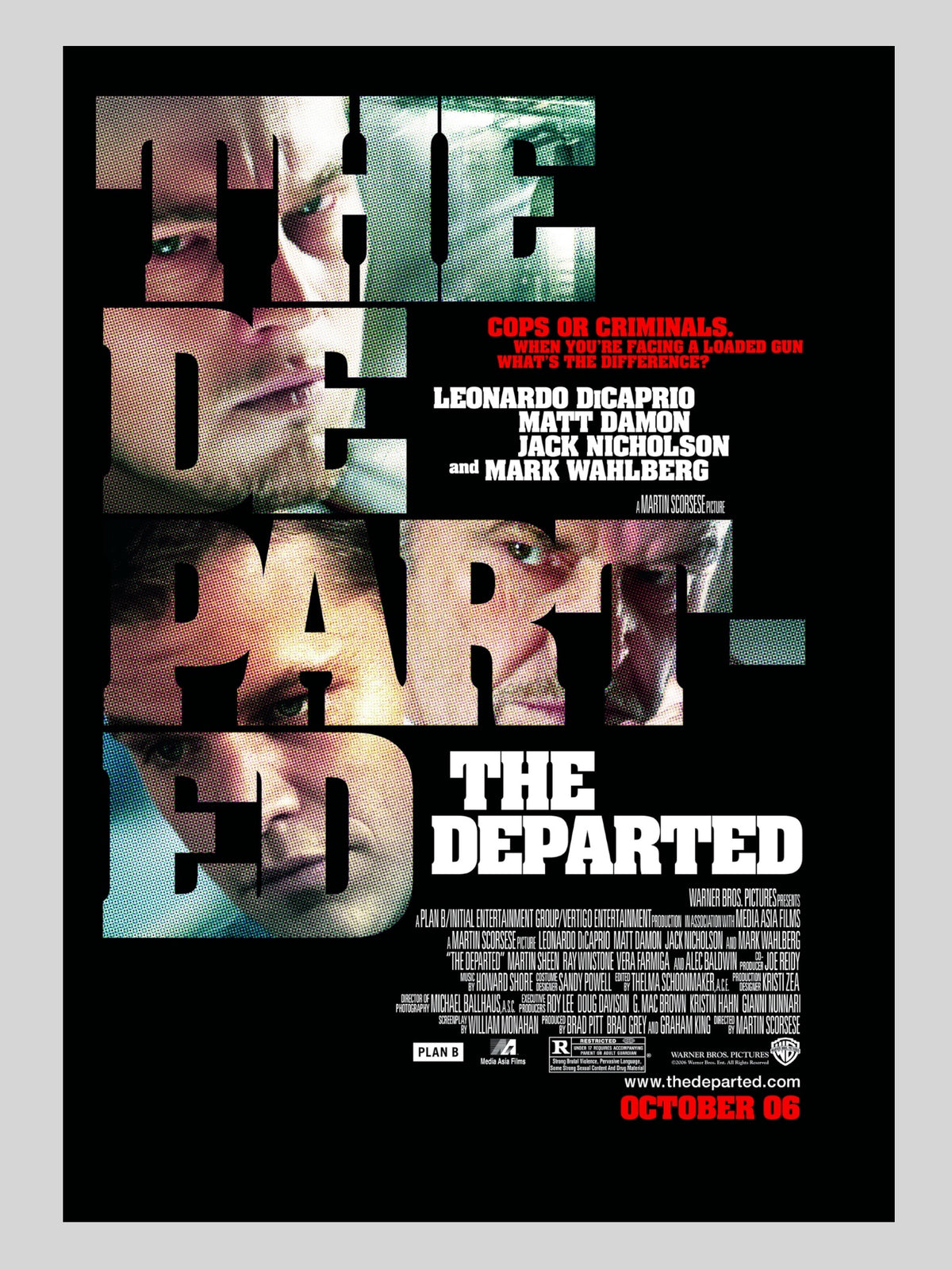 [B] The Departed《無間道風雲》A3 電影海報 Movie Poster